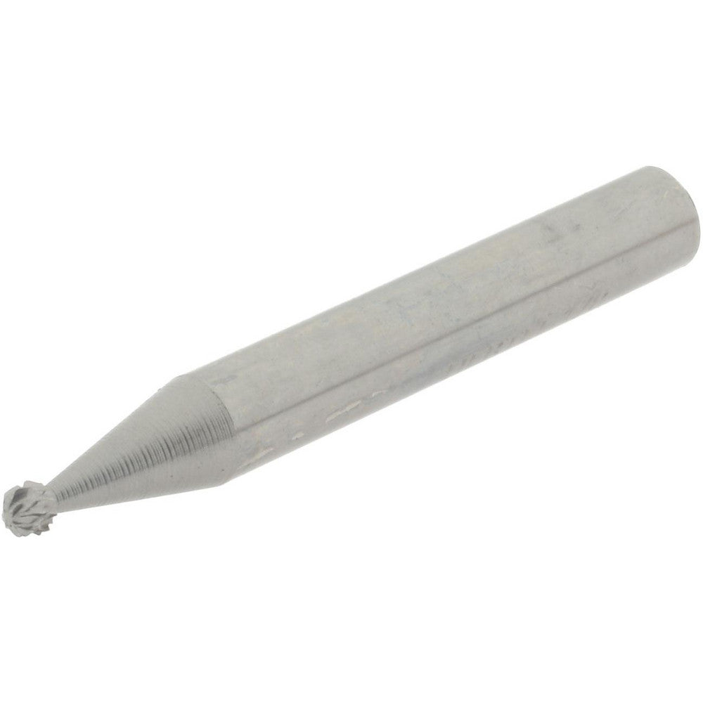 Hertel SZ0001B Abrasive Burr SD-11, 1/8" Cut Dia, Ball, Double Cut