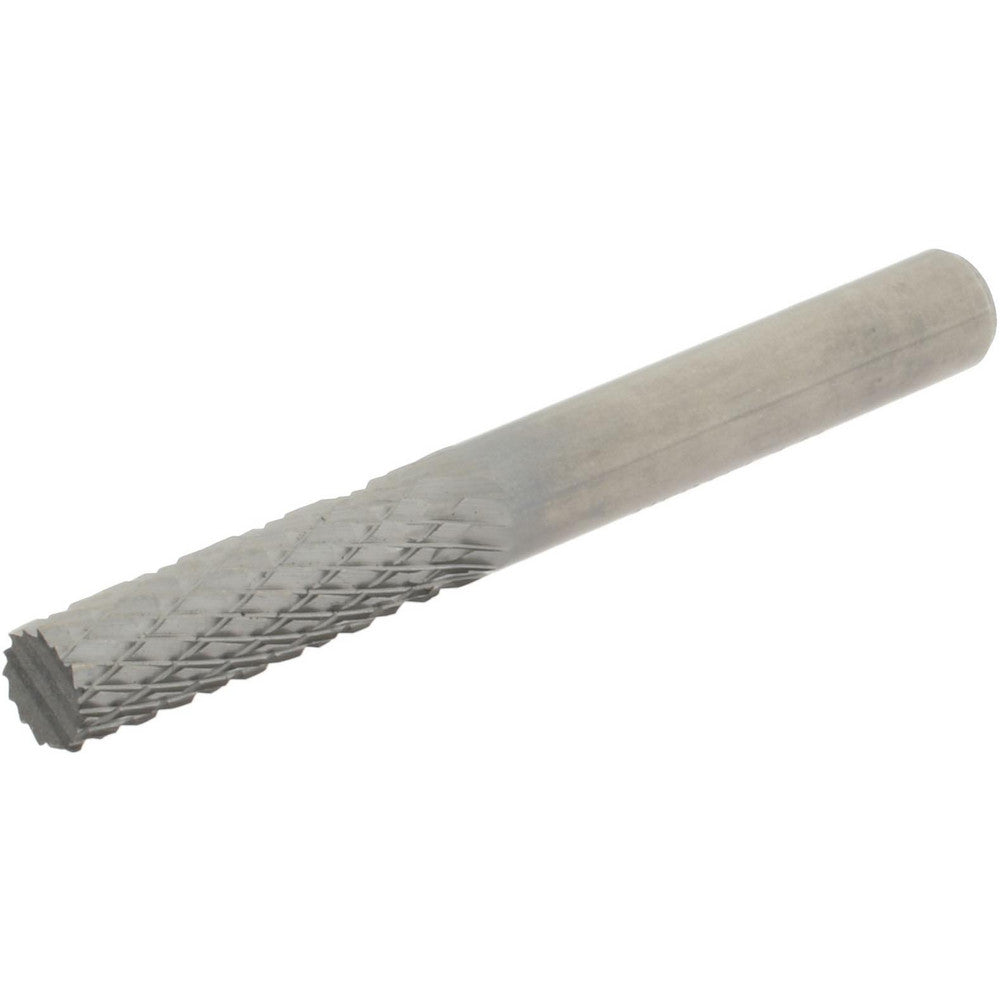 Hertel SZ0001C Abrasive Burr SA-1L, 1/4" Cut Dia, Cylinder With Flat End, Double Cut