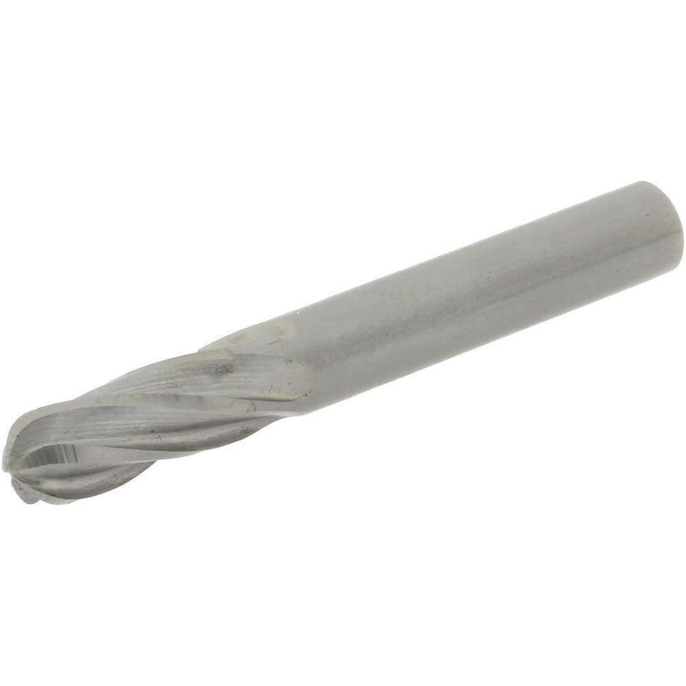 Hertel SZ2020C Abrasive Burr SC-1NF, 1/4" Cut Dia, Cylinder With Radius End, Aluma Cut
