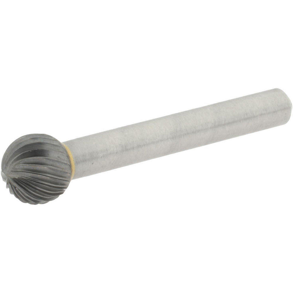 Hertel SZ0020B Abrasive Burr SD-4, 7/16" Cut Dia, Ball, Single Cut