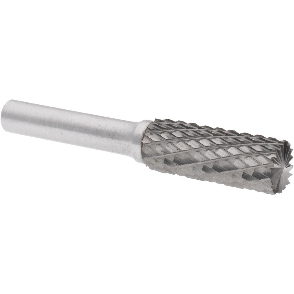 Hertel SZ0004CE Abrasive Burr SB-3L, 3/8" Cut Dia, Cylinder With End Cut, Double Cut