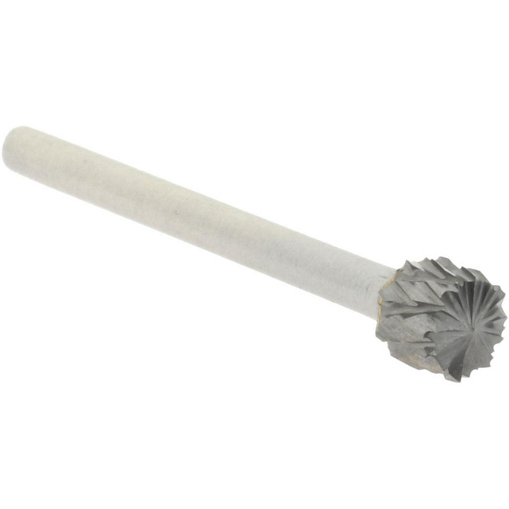 Hertel SZ0012CE Abrasive Burr SB-51, 1/4" Cut Dia, Cylinder With End Cut, Double Cut