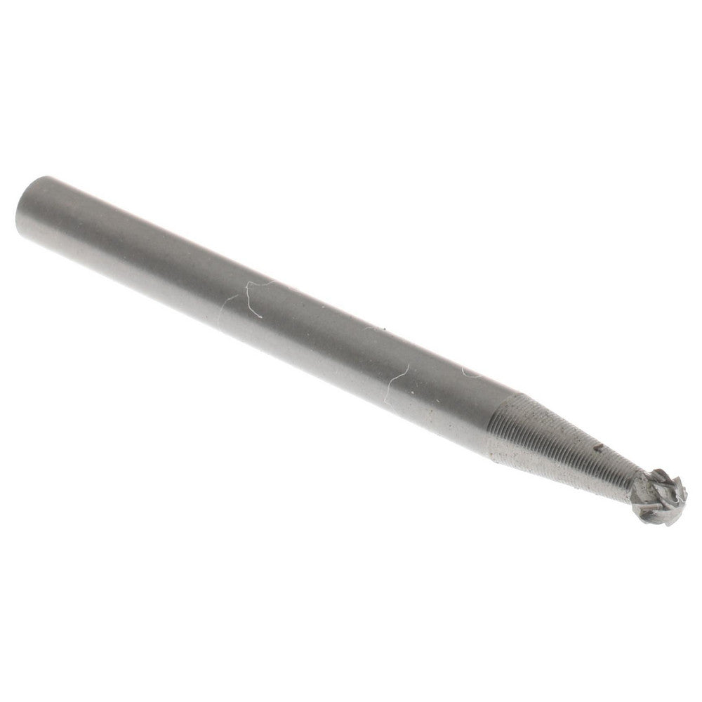 Hertel SZ0011B Abrasive Burr SD-41, 3/32" Cut Dia, Ball, Double Cut