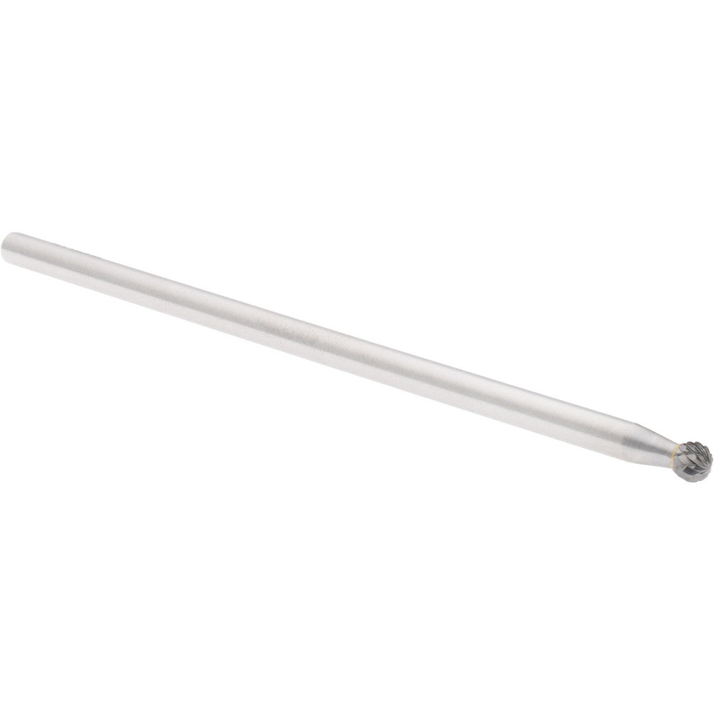 Hertel SZ2038TB Abrasive Burr SD-1L6, 1/4" Cut Dia, Ball, Double Cut