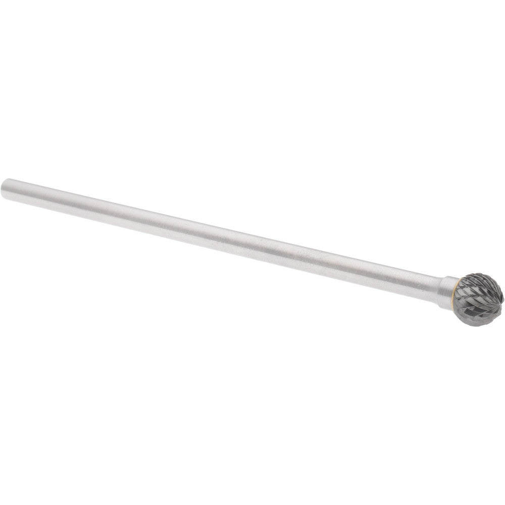 Hertel SZ2040TB Abrasive Burr SD-5L6, 1/2" Cut Dia, Ball, Double Cut