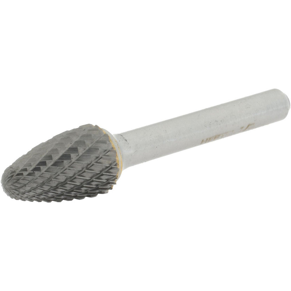 Hertel SZ0018TW Abrasive Burr SF-13, 1/2" Cut Dia, Tree With Radius End, Double Cut