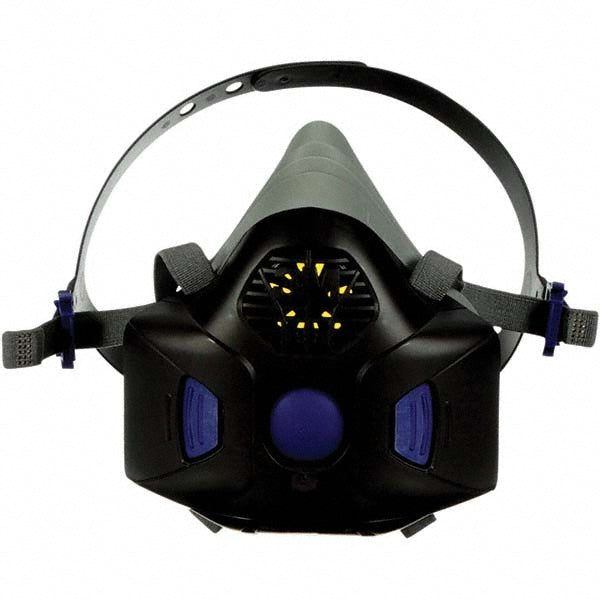 3M 7100172000 Half Facepiece Respirator Silicone & Nylon, Threaded, Large