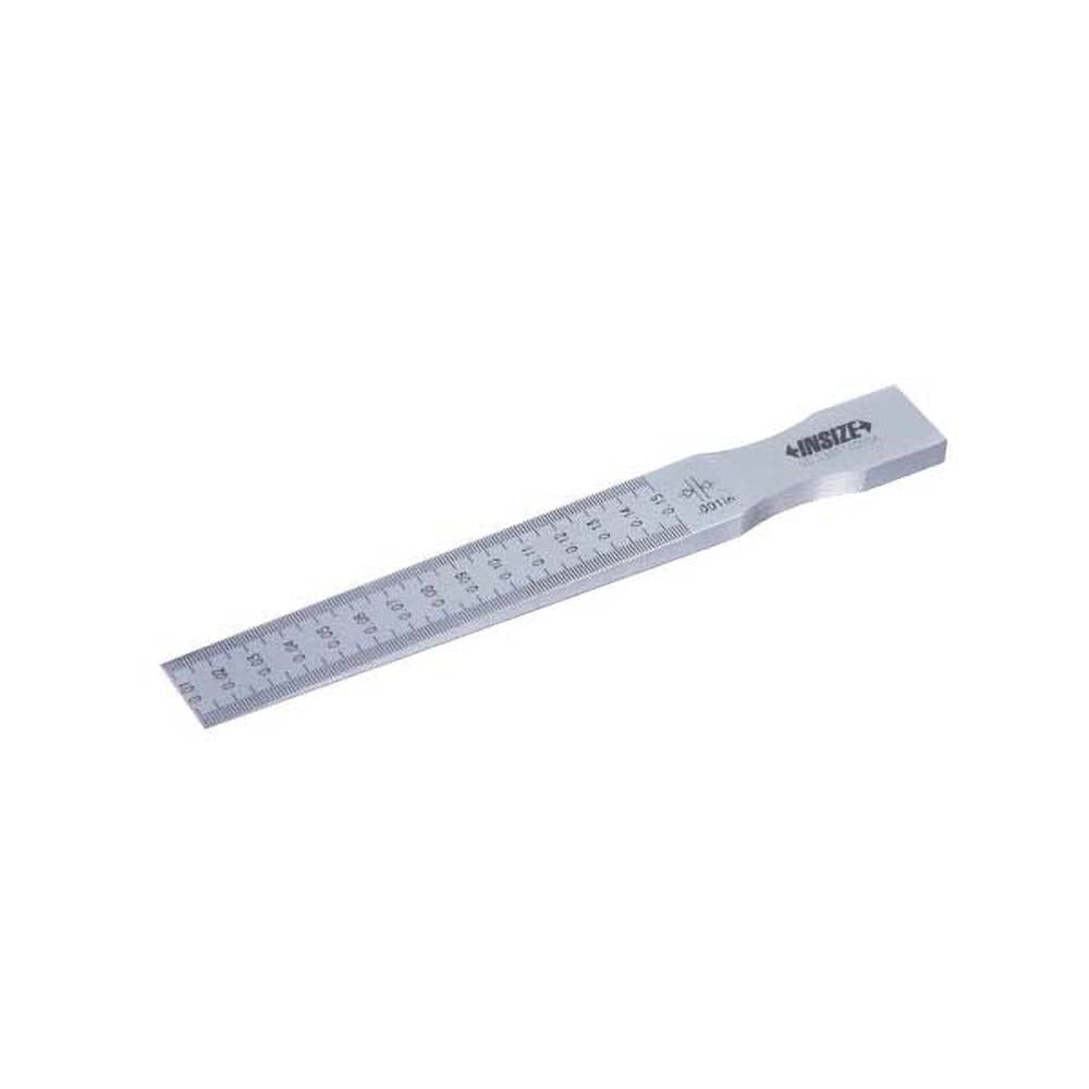 Insize USA LLC 4630-1E Taper Gages Minimum Measurement (Inch) 0.0100 Minimum Measurement (Decimal Inch) 0.0100 Maximum Measurement (Inch) 0.1500 Maximum Measurement (Decimal Inch) 0.1500 Number of Leaves 1 Overall Length (Inch) 4-1/2 Width (mm) 1/2 Width (Inch)