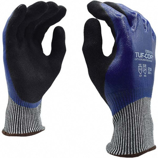 Cordova 3726M Cut, Puncture & Abrasion-Resistant Gloves Cordova 3726, Size Medium, ANSI Cut A4, ANSI Puncture 3, Nitrile, HPPE & Glass