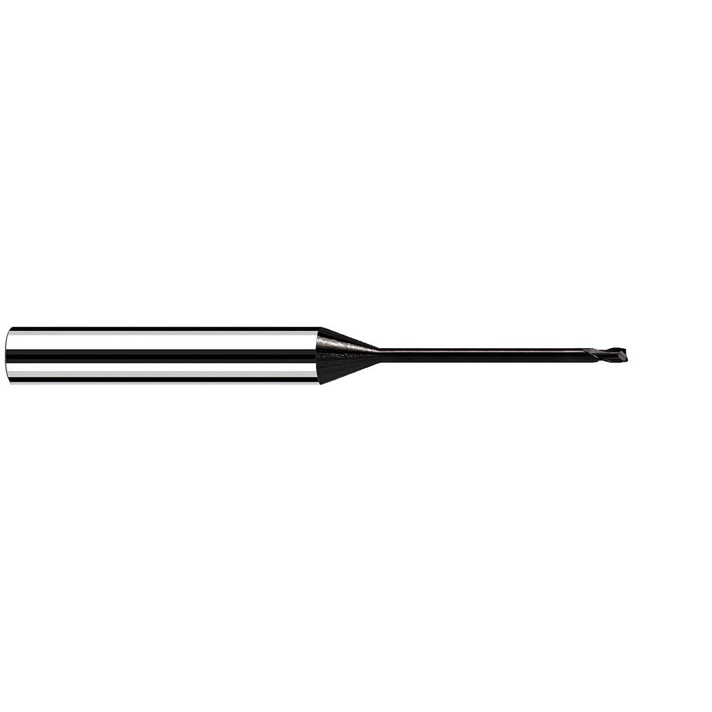 Fraisa B6042060 Corner Radius End Mill 0.60 mm Dia, 0.60 mm LOC, 0.10 mm Radius, 2 Flute, Solid Carbide