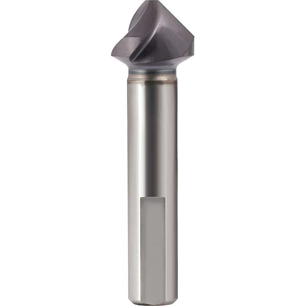 Guhring 9056750317500 Countersink 1-1/4" Head Dia, 82.00 deg Included Angle, 3 Flute, Cobalt Steel, Right Hand Cut