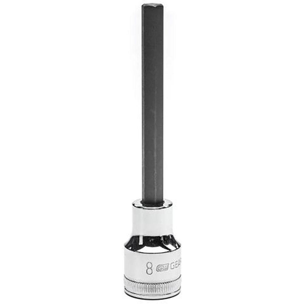 GEARWRENCH 82580 Hand Hex Bit Socket 1/2" Drive, 8 mm Hex