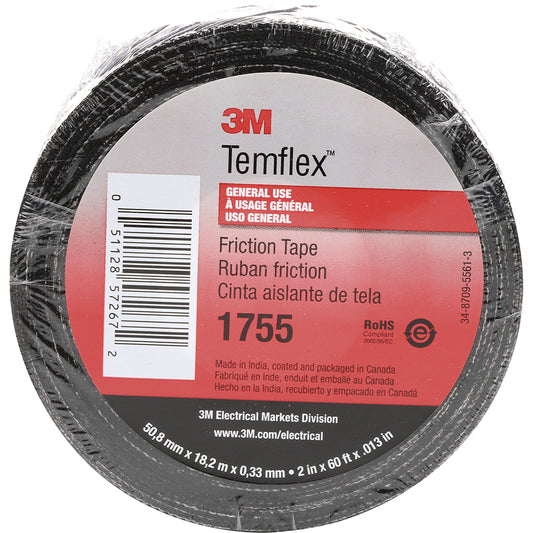 3M 7100016886 Glass Cloth Tape 2" Wide, Cotton