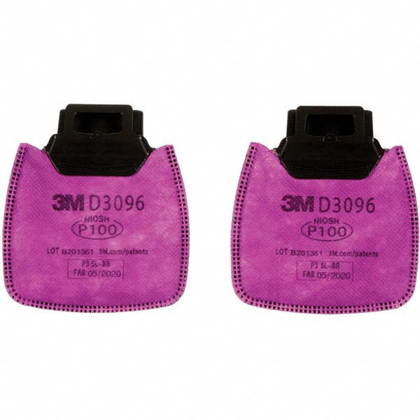 3M 7100213425 Facepiece Filter Acid Gas P100 Facepiece Filter Cartridge & Particulates