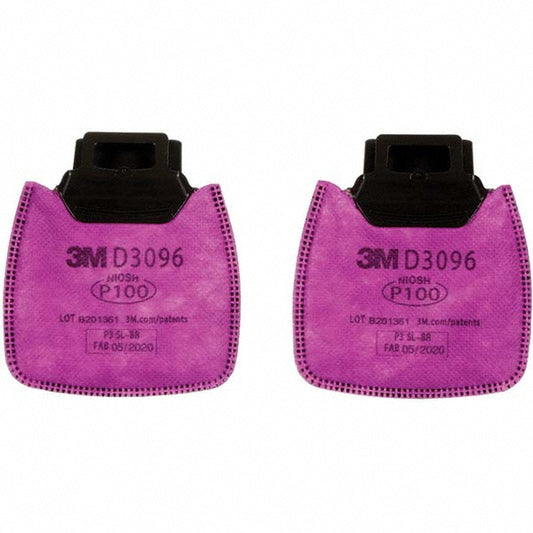 3M 7100213425 Facepiece Filter Acid Gas P100 Facepiece Filter Cartridge & Particulates
