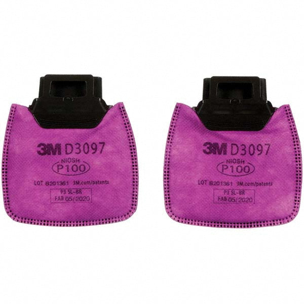 3M 7100213150 Facepiece Filter Organic Vapor P100 Facepiece Filter Cartridge & Particulates