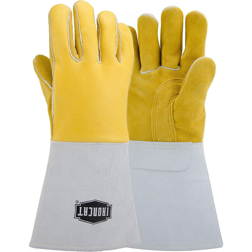 PIP 9060/L Welding Gloves Ironcat 9060, Size Large, Uncoated-Coated, Pair, for General Welding