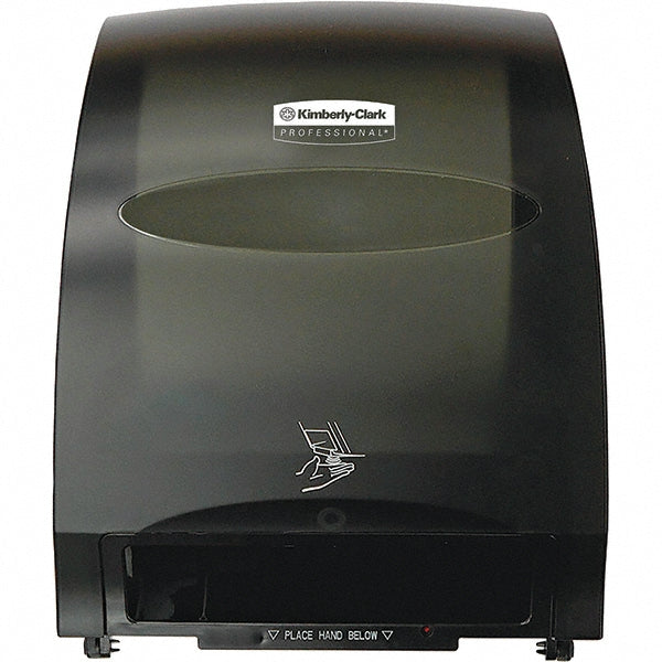 Kimberly-Clark Professional 48857 Automatic Hard Roll Towel Dispenser, Smoke (Black), 12.70" x 15.76" x 9.57"