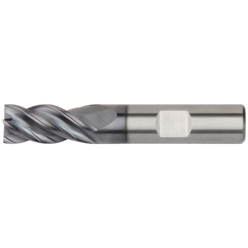 Kennametal 6676966 Square End Mill 3/8'' Dia, 7/8'' LOC, 3/8'' Shank Dia, 2-1/2'' OAL, 4 Flutes, Solid Carbide