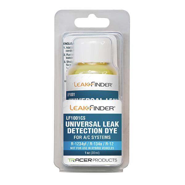 Leak Finder LF1001CS Automotive Leak Detection Dyes Applications Refrigeration Refrigeration  Container Size 1 oz 1oz  Container Type Bottle  
