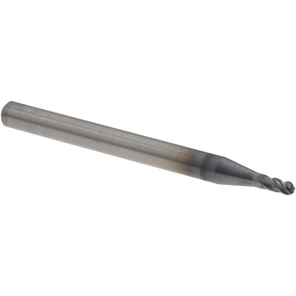 Kennametal 6767762 Ball End Mill 1/16" Dia, 1/8" LOC, 4 Flute, Solid Carbide