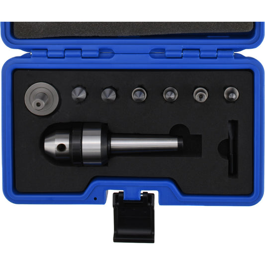 Value Collection CL-21-006 Live Center & Point Sets Set Type Live Center & Point Set Shank Type Morse Taper Maximum Workpiece Weight (Lb.) 660 lb Point Style Standard Point Diameter (Decimal) 0.7031 Point Length (Inch) 1-9/64 in Taper Size MT2 Maximum Rpm 1800 RPM