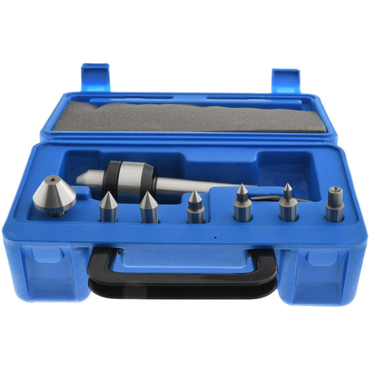 Value Collection CL-21-007 Live Center & Point Sets Set Type Live Center & Point Set Shank Type Morse Taper Maximum Workpiece Weight (Lb.) 1100 lb Point Style Standard Point Length (Inch) 1-3/16 in Taper Size MT3 Maximum Rpm 1800 RPM Number of Pieces 9.000 9 Numbe