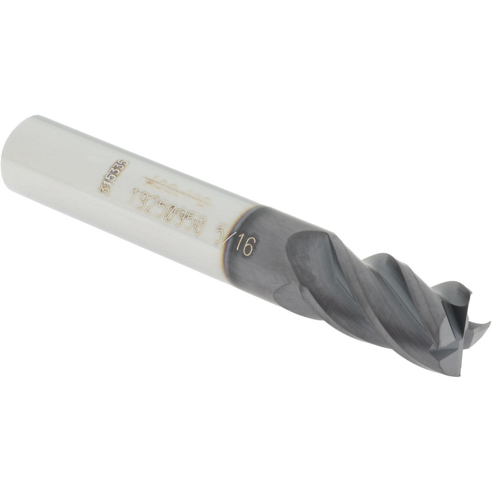 Accupro 19250950 Square End Mill 5/16" Dia, 1/2" LOC, 4 Flute, Solid Carbide