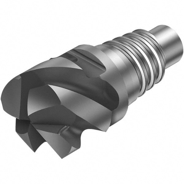 Sandvik Coromant 7611842 Corner Radius End Mill Head 1/2" Dia, 4 Flutes