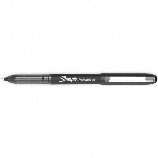 Sharpie 2101305 Roller Ball Pen 0.7 mm Tip, Black Ink