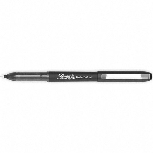Sharpie 2101305 Roller Ball Pen 0.7 mm Tip, Black Ink
