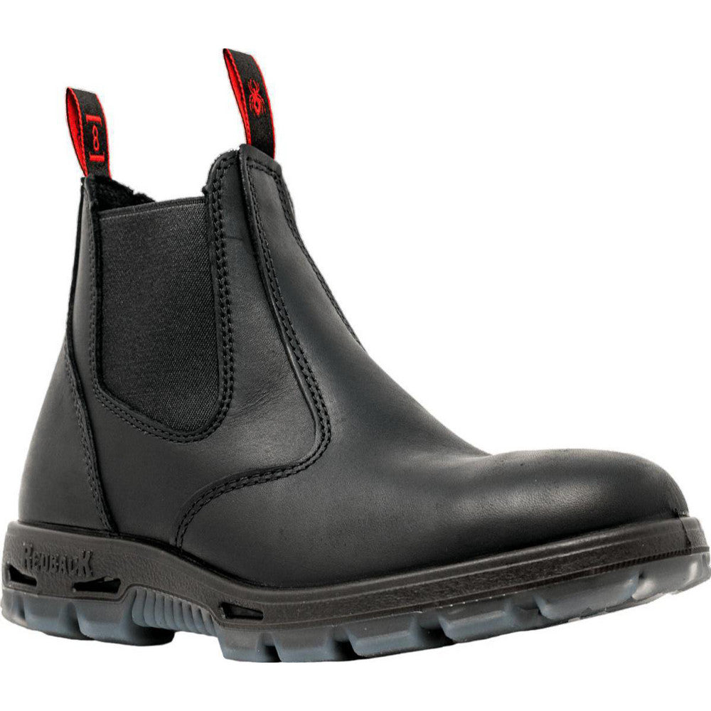 Value Collection USBBK-9 UK Work Boot Size 10, 6" High, Leather, Steel Toe