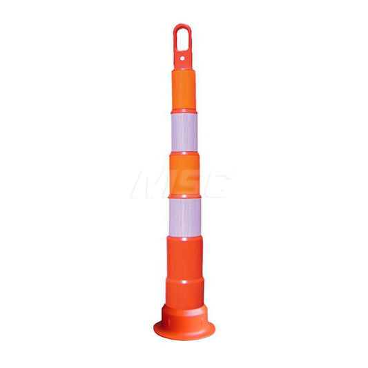 VizCon 46164-CHIP Rigid Cone Polyethylene, 42" OAH, Orange