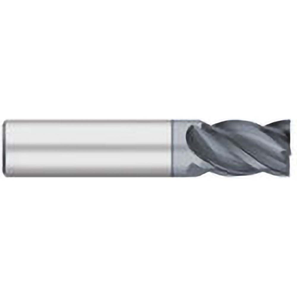 Titan USA TC21145 Square End Mill 3/8" Dia, 1/2" LOC, 4 Flutes, Solid Carbide