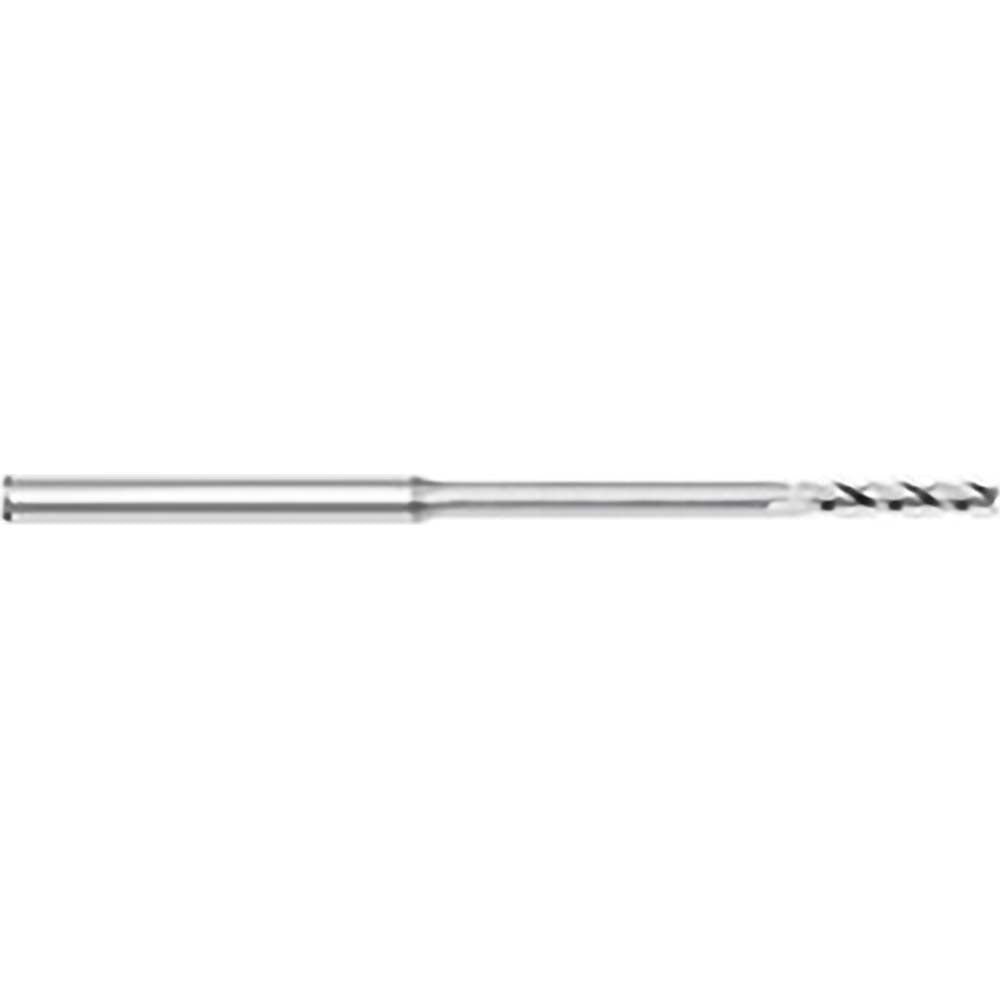 Titan USA TC54665 Square End Mill 0.5 mm Dia, 3 Flute, Solid Carbide