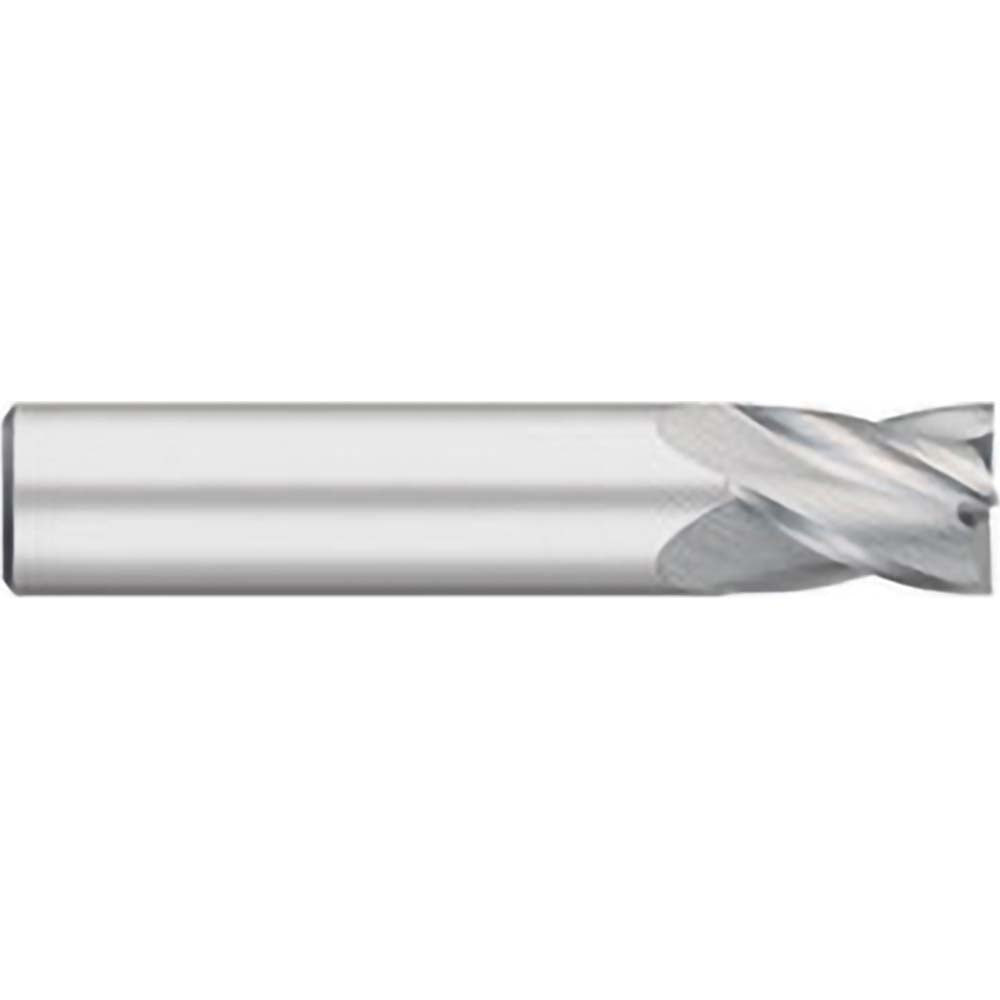 Titan USA TC10604 Square End Mill 1/16'' Dia, 1/8'' LOC, 1/8'' Shank Dia, 1-1/2'' OAL, 4 Flutes, Solid Carbide