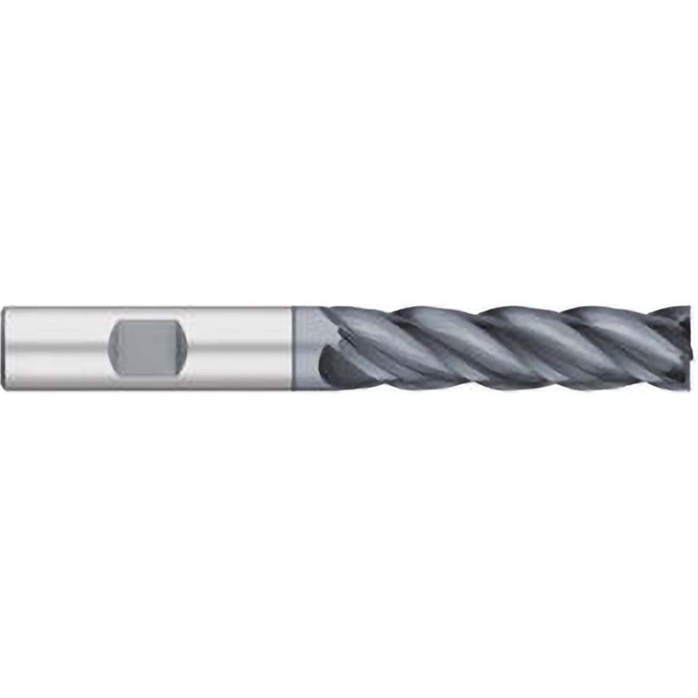 Titan USA TC23331 Square End Mill 1/2" Dia, 1-1/2" LOC, 4 Flutes, Solid Carbide