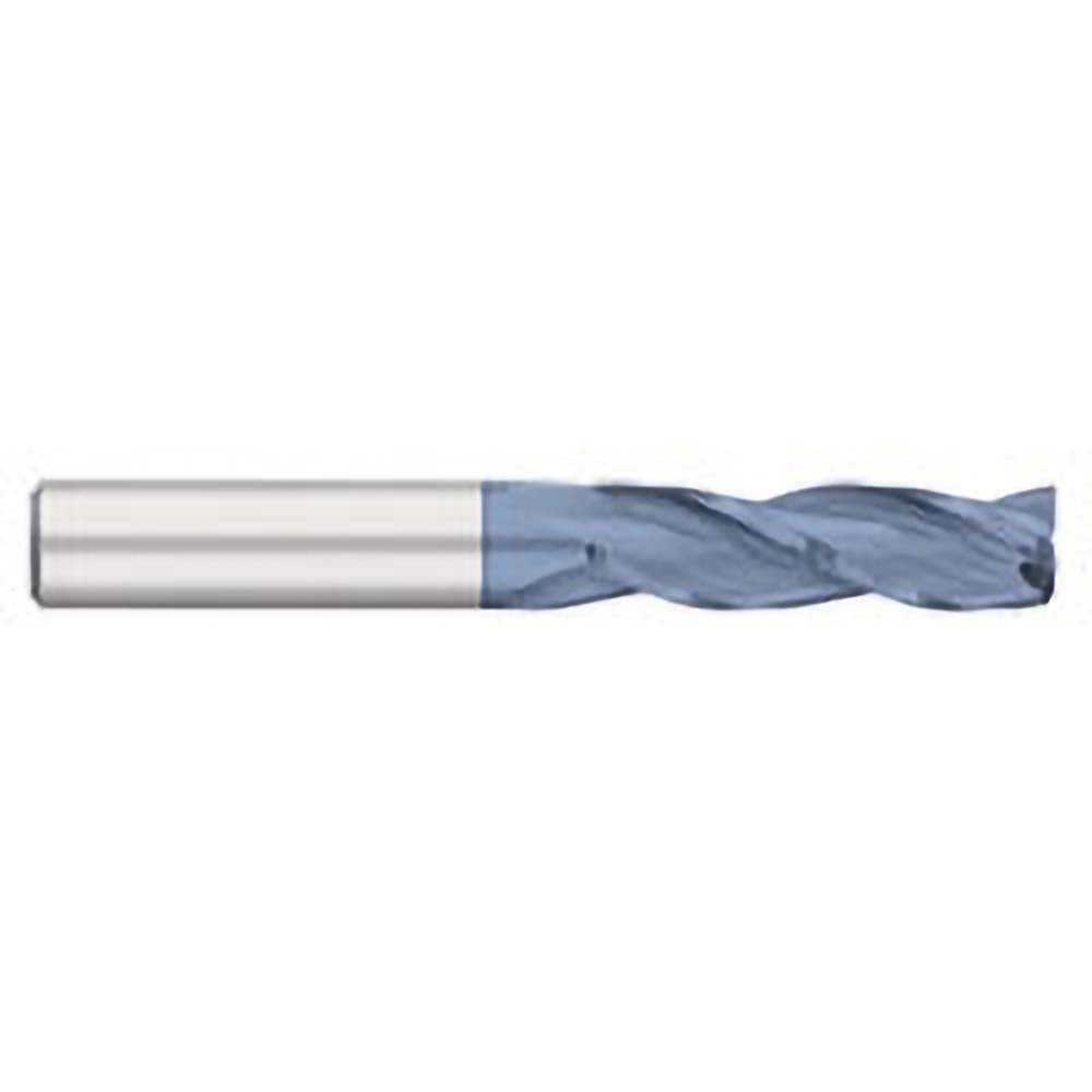 Titan USA TC15416 Square End Mill 1/4" Dia, 1-1/8" LOC, 3 Flutes, Solid Carbide