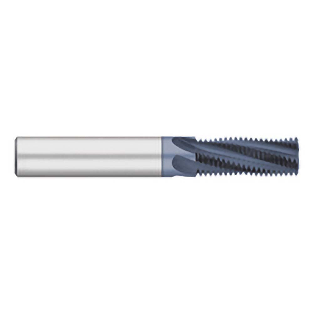 Titan USA TC84021 Helical Flute Thread Mill 3/8-24, Internal/External, 4 Flute, 5/16" Shank Dia, Solid Carbide
