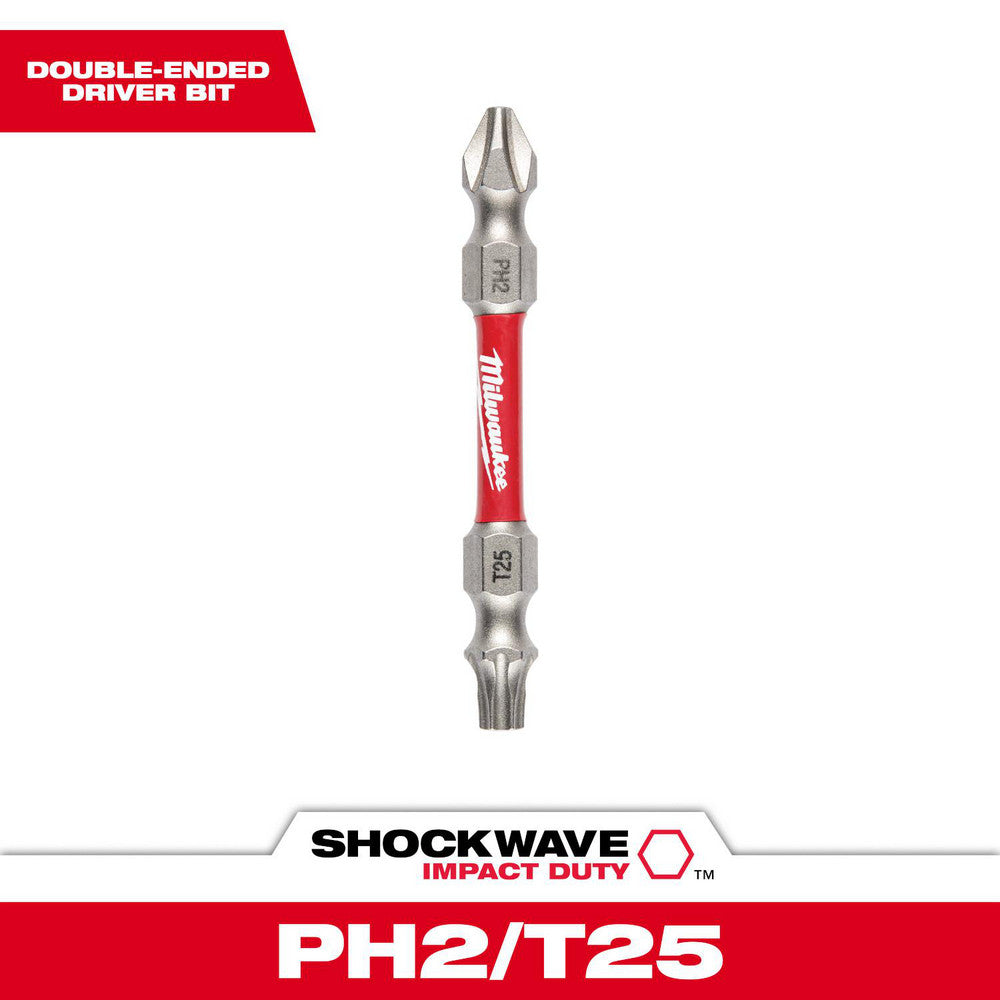 Milwaukee Tool 48-32-4312 Specialty Screwdriver Bits Style Impact Power Bit  End Type Double End  Drive Size (Inch) 1/4  Overall Length (Decimal Inch) 2.0000  Material Alloy Steel  Magnetic No