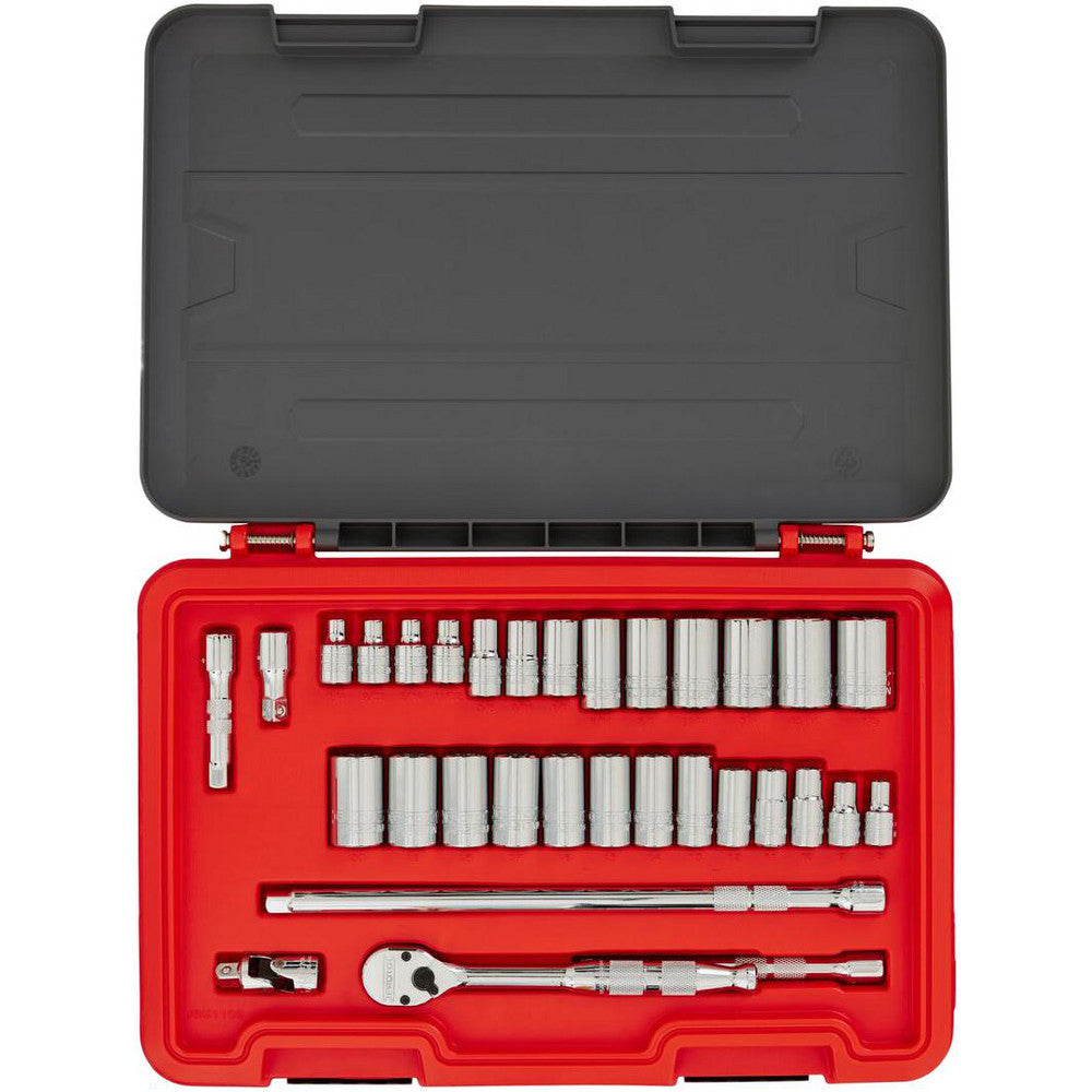 Proto J52332AS Socket Set 32 Pc, 1/4 to 7/8" Socket