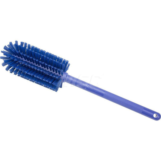Carlisle 40001EC14 Bottle & Tube Brushes Shank Style Handle  Bristle Flexibility Rigid  Bristle Material Polyester  Brush Shape Round  Bristle Color Blue  