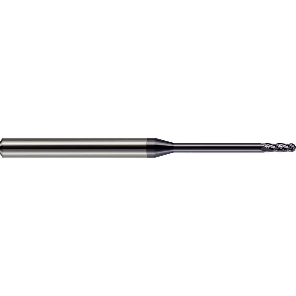 Harvey Tool 991208-C3 Ball End Mill 1/8" Dia, 3/8" LOC, 4 Flute, Solid Carbide