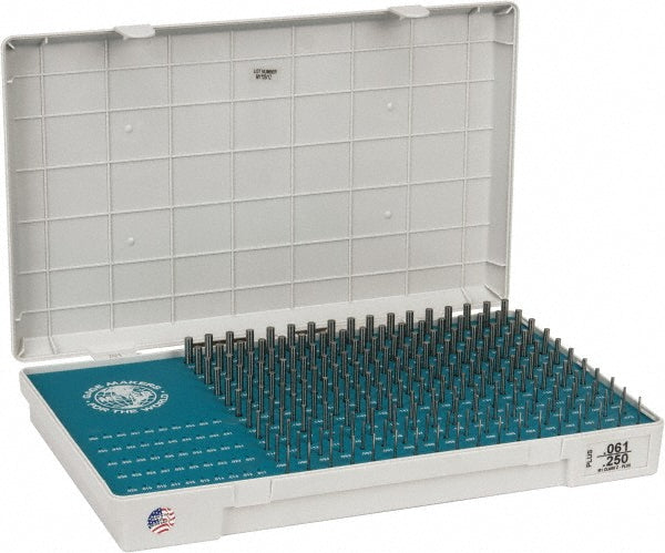 Meyer Gage M1P Class Z Plug Gage Set 0.061 to 0.25" Range, 190 Pc