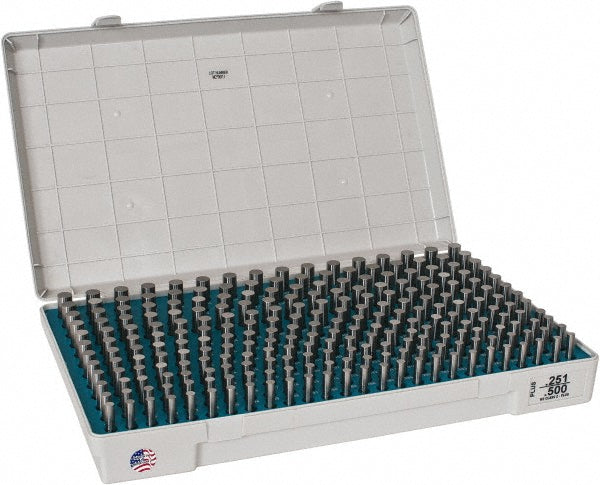 Meyer Gage M2P Class Z Plug Gage Set 0.251 to 0.5" Range, 250 Pc
