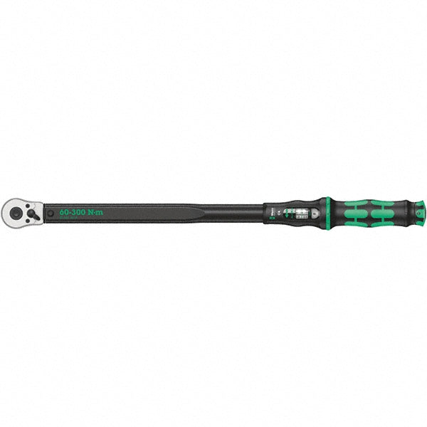 Wera 05075623001 Torque Wrench 1/2" Drive, Square Drive, Foot Pound & Newton Meter