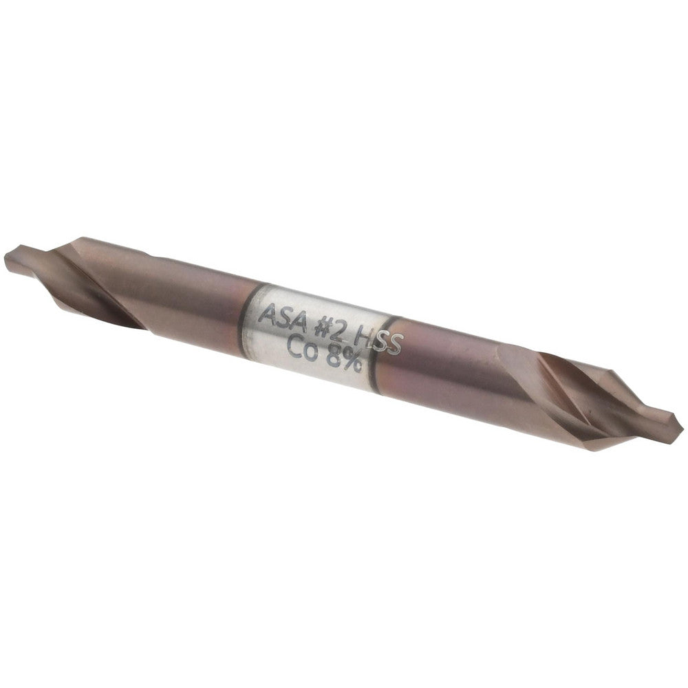 Magafor 80091502000 Combo Drill & Countersink #2, 3/16" Body Dia, 118°, Cobalt