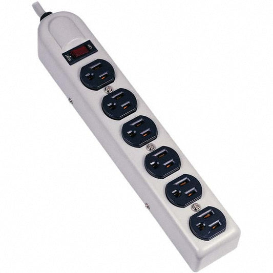 Hubbell Wiring Device-Kellems HBL6MPS Power Outlet Strips Amperage 15 A Amperage 15 A Voltage 125 V Protection Type Standard Number of Outlets 6 Mount Type Direct Plug-In Number Of Outlets 6 Mounting Type Direct Plug-in Cord Length 6 ft Voltage 125 V Overall Depth 1.4800