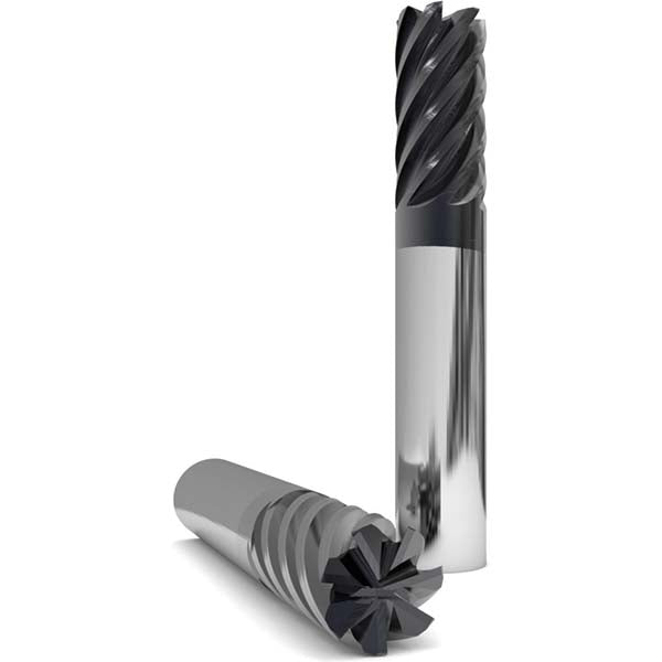 GWS 121242 Square End Mill 1/2" Dia, 1" LOC, 7 Flute, Solid Carbide