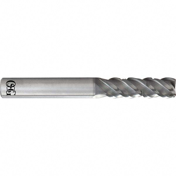 OSG 82020421 Roughing & Finishing End Mill 3/8" Dia, 4 Flute, 0.0000" Corner Radius, Square End, Chipbreaker, Solid Carbide